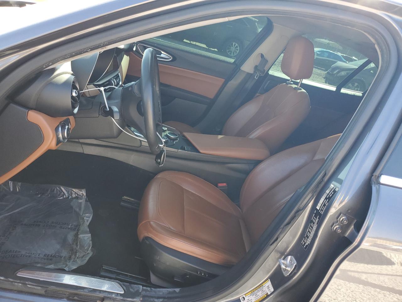 2018 Alfa Romeo Giulia VIN ZARFAEDN4J7572553 Copart auction photo, front end / minor dent/scratches damage thumbnail 7