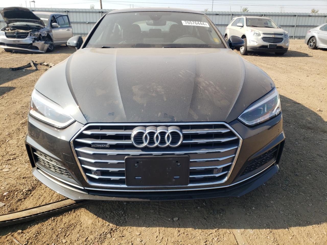 2019 Audi A5 VIN WAUENCF52KA067107 Copart auction photo, rear end / undercarriage damage thumbnail 5