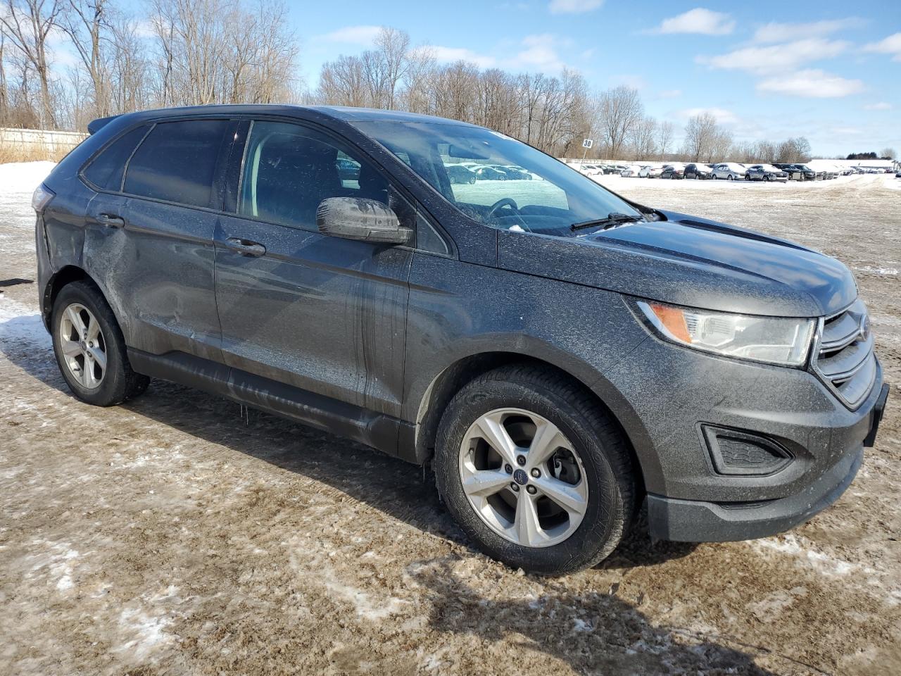 2015 Ford Edge VIN 2FMTK4G9XFBC09879 Copart auction photo, side / rear end damage thumbnail 4