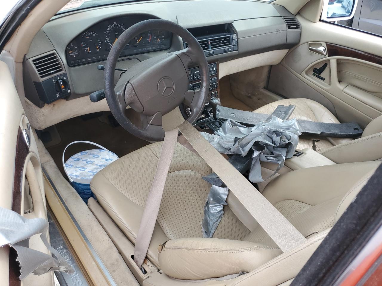 1996 Mercedes-Benz SL-klasse VIN WDBFA67F6TF130529 Copart auction photo, water/flood damage thumbnail 8