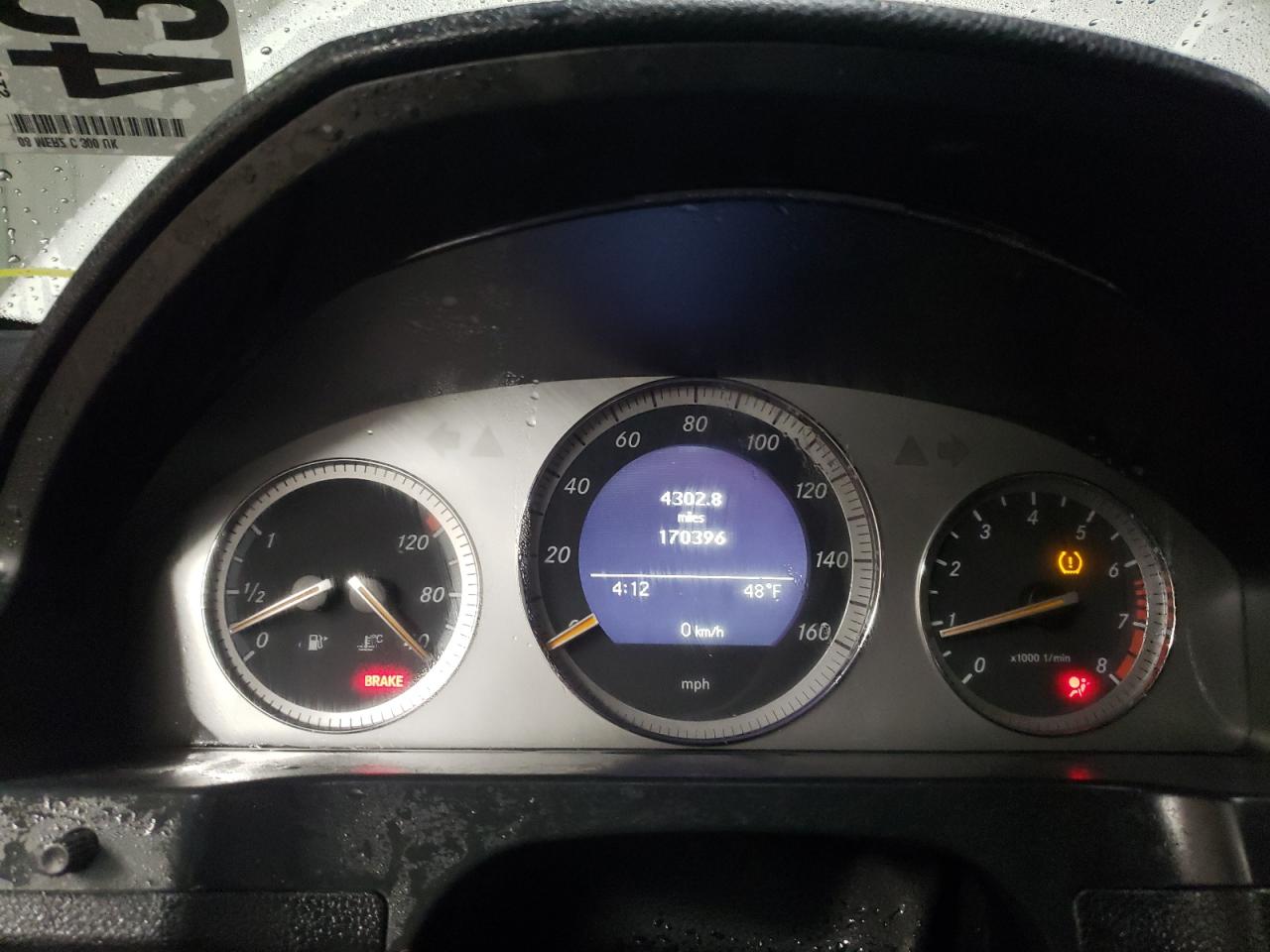 2008 Mercedes-Benz C-klasse VIN WDDGF54X08R037497 Copart auction photo, front end damage thumbnail 9