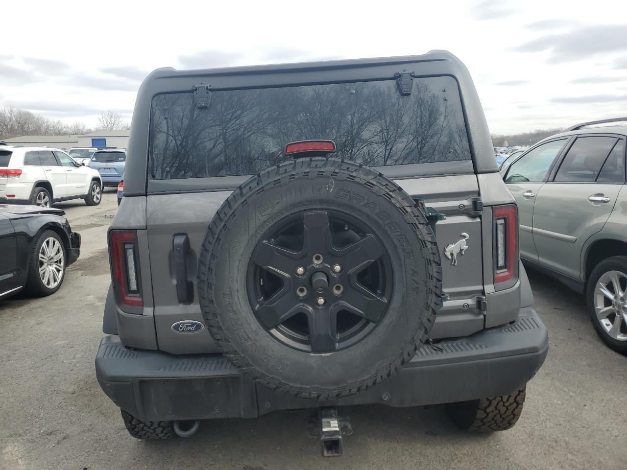 2022 Ford Bronco VIN 1FMEE5BP6NLA79660 Copart auction photo, front end / mechanical damage thumbnail 6