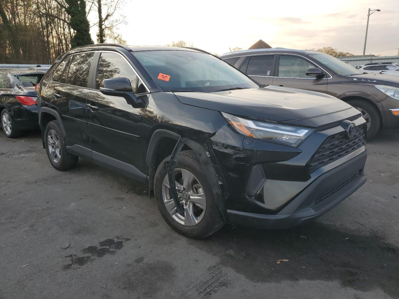 2023 Toyota RAV 4 VIN 2T3P1RFV6PC369844 Copart auction photo, rollover damage thumbnail 4