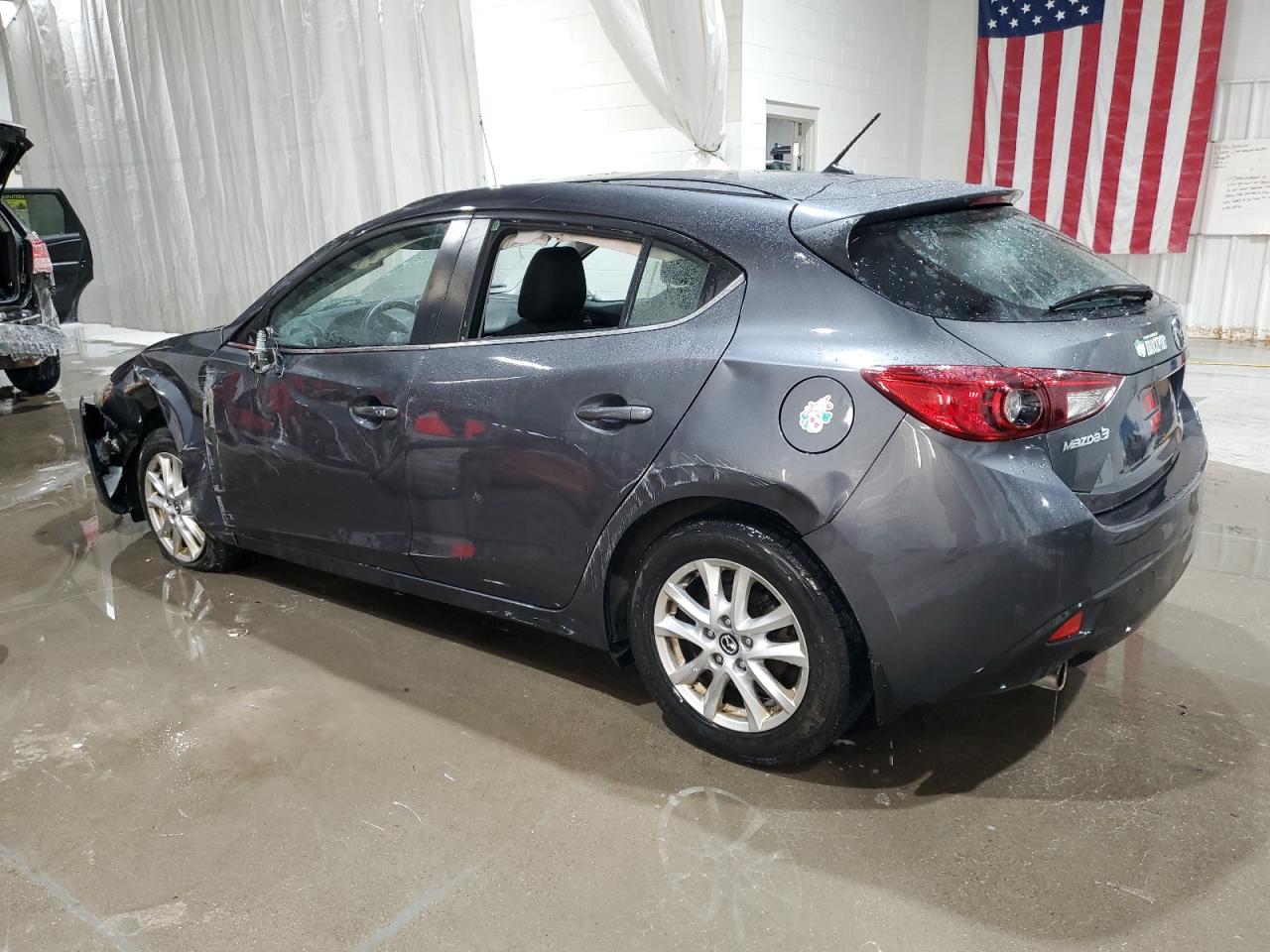 2016 Mazda 3 VIN JM1BM1L75G1313870 Copart auction photo, rollover damage thumbnail 2