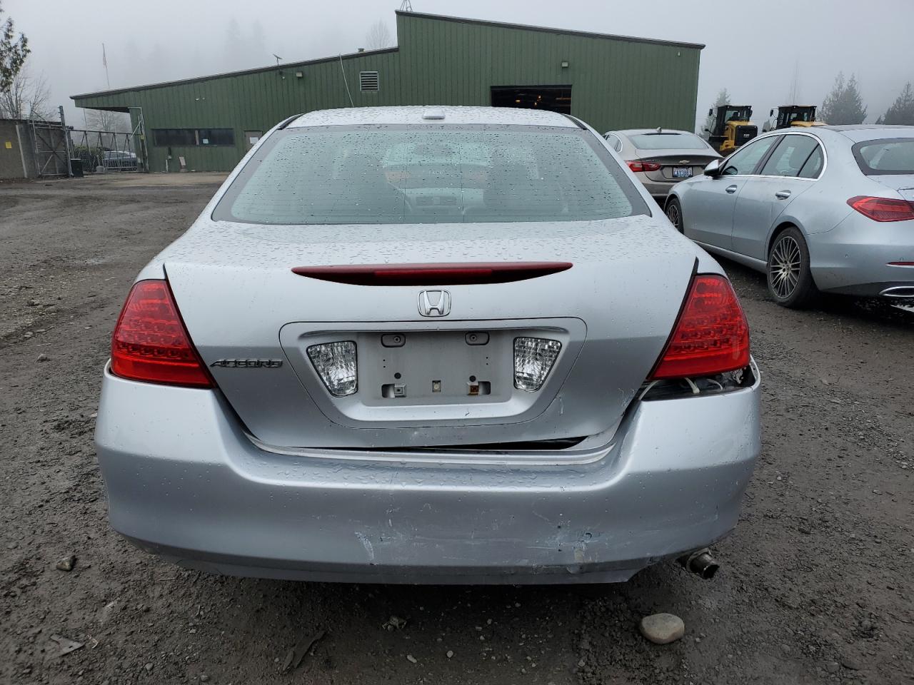 2006 Honda Accord VIN 1HGCM55866A174365 Copart auction photo, rear end / undercarriage damage thumbnail 6