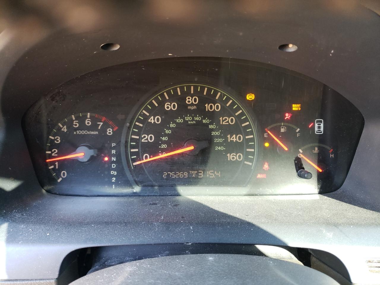 2004 Honda Accord VIN 1HGCM56784A118849 Copart auction photo, rear end / front end damage thumbnail 9