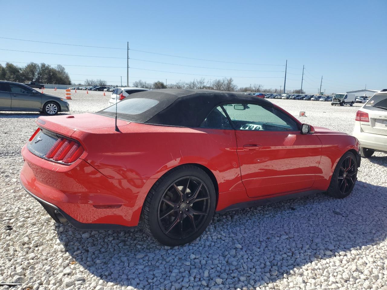 2017 Ford Mustang VIN 1FATP8UH4H5271784 Copart auction photo, front end / side damage thumbnail 3