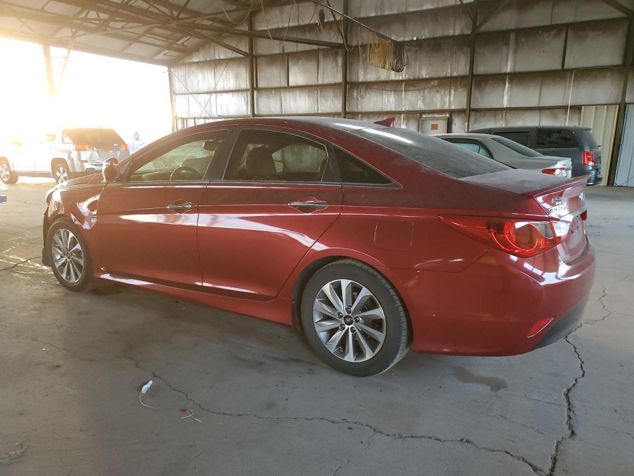 2014 Hyundai Sonata VIN 5NPEC4ACXEH815037 Copart auction photo, front end damage thumbnail 2