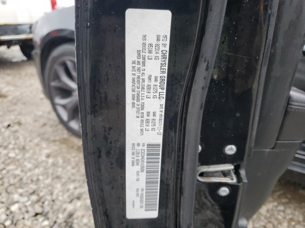 2014 Dodge Charger VIN 2C3CDXHGXEH199206 Copart auction photo, minor dent/scratches damage thumbnail 12
