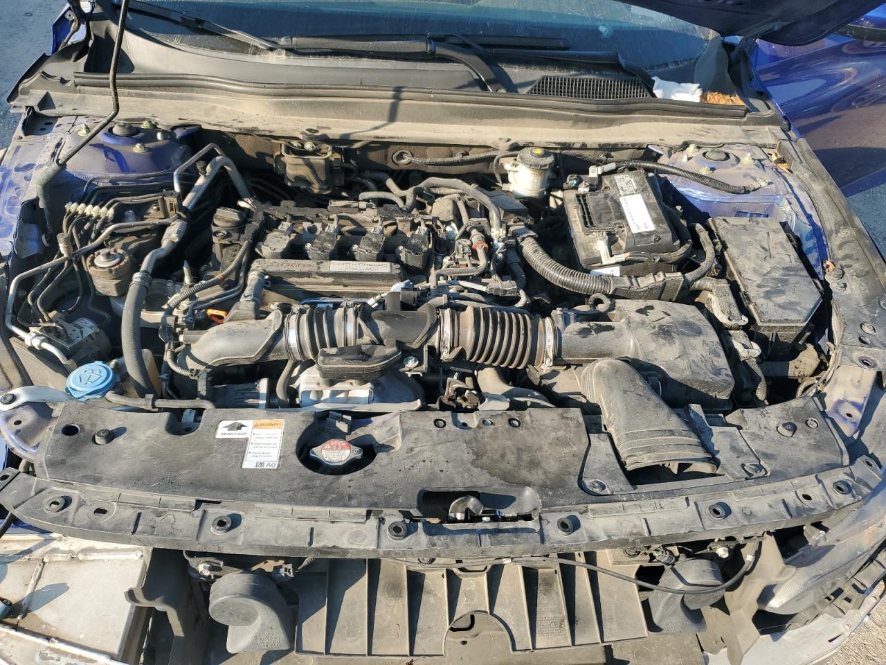 2019 Honda Accord VIN 1HGCV1F3XKA090553 Copart auction photo, front end / side damage thumbnail 12