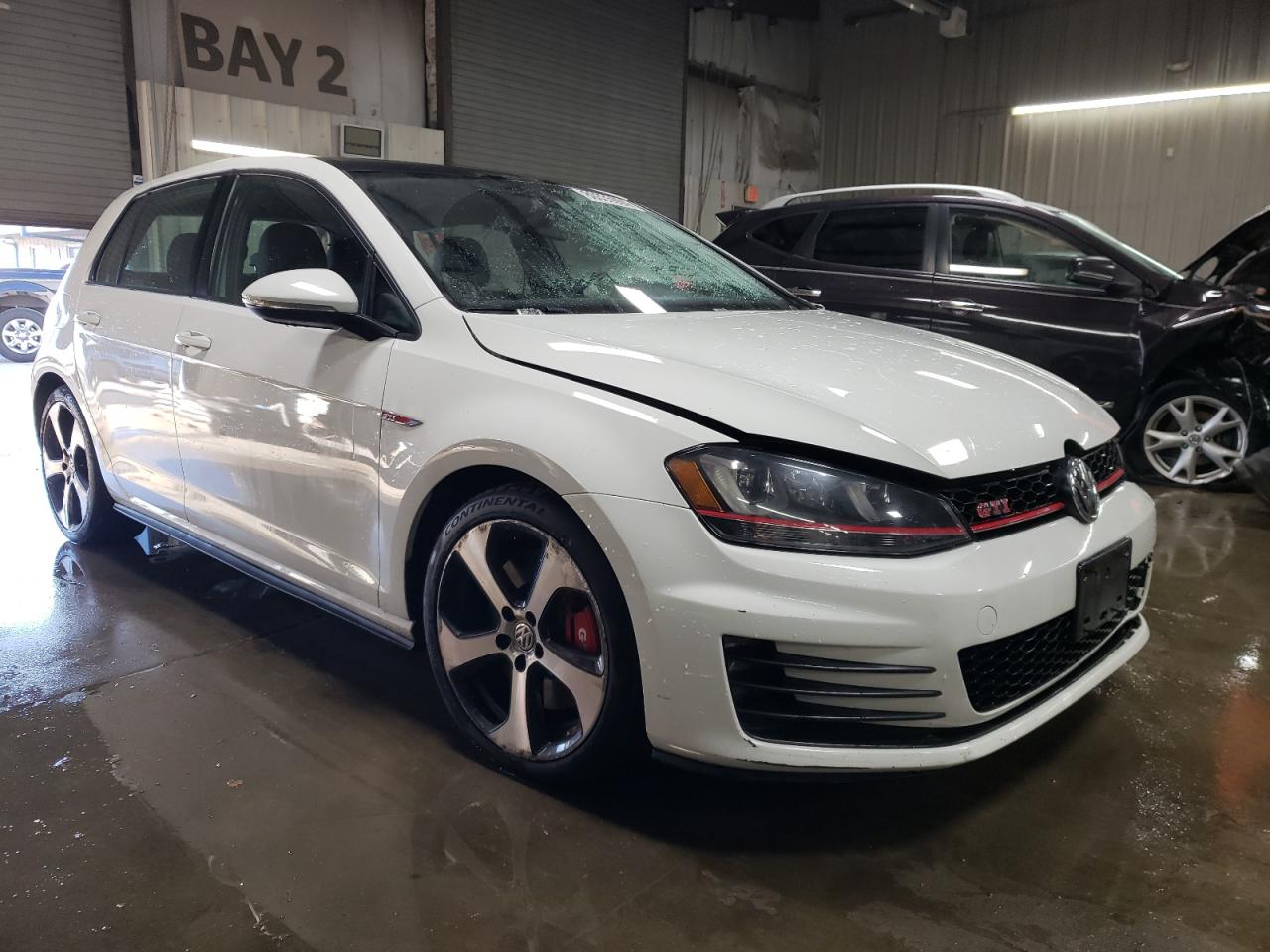 2017 Volkswagen GTI VIN 3VW547AU8HM073563 Copart auction photo, front end damage thumbnail 4