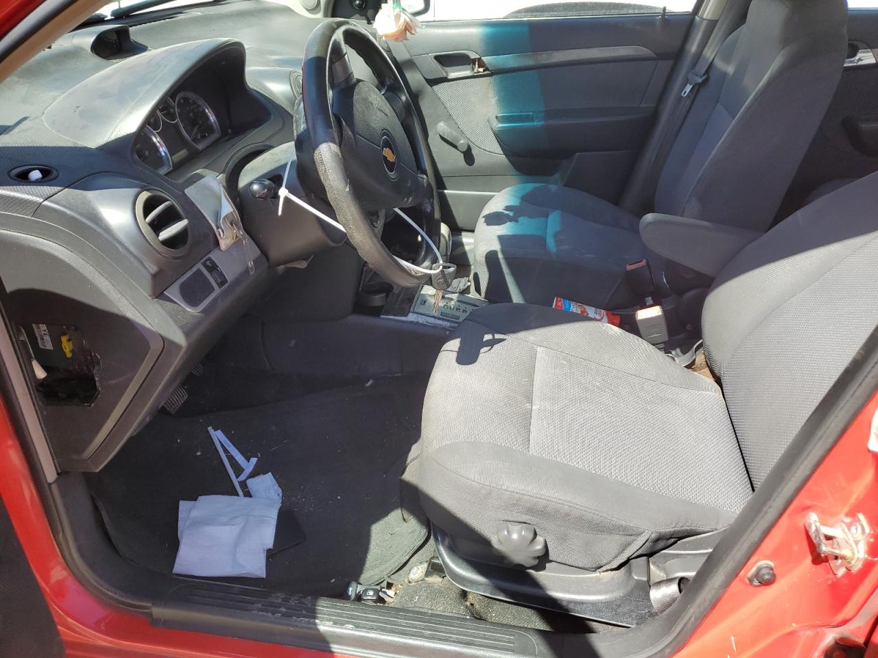 2010 Chevrolet Aveo VIN KL1TD5DE6AB073147 Copart auction photo, front end damage thumbnail 7