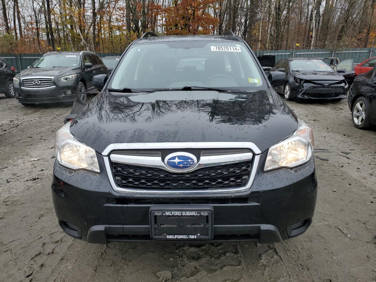 2015 Subaru Forester VIN JF2SJADC2FH800309 Copart auction photo, rear end damage thumbnail 5