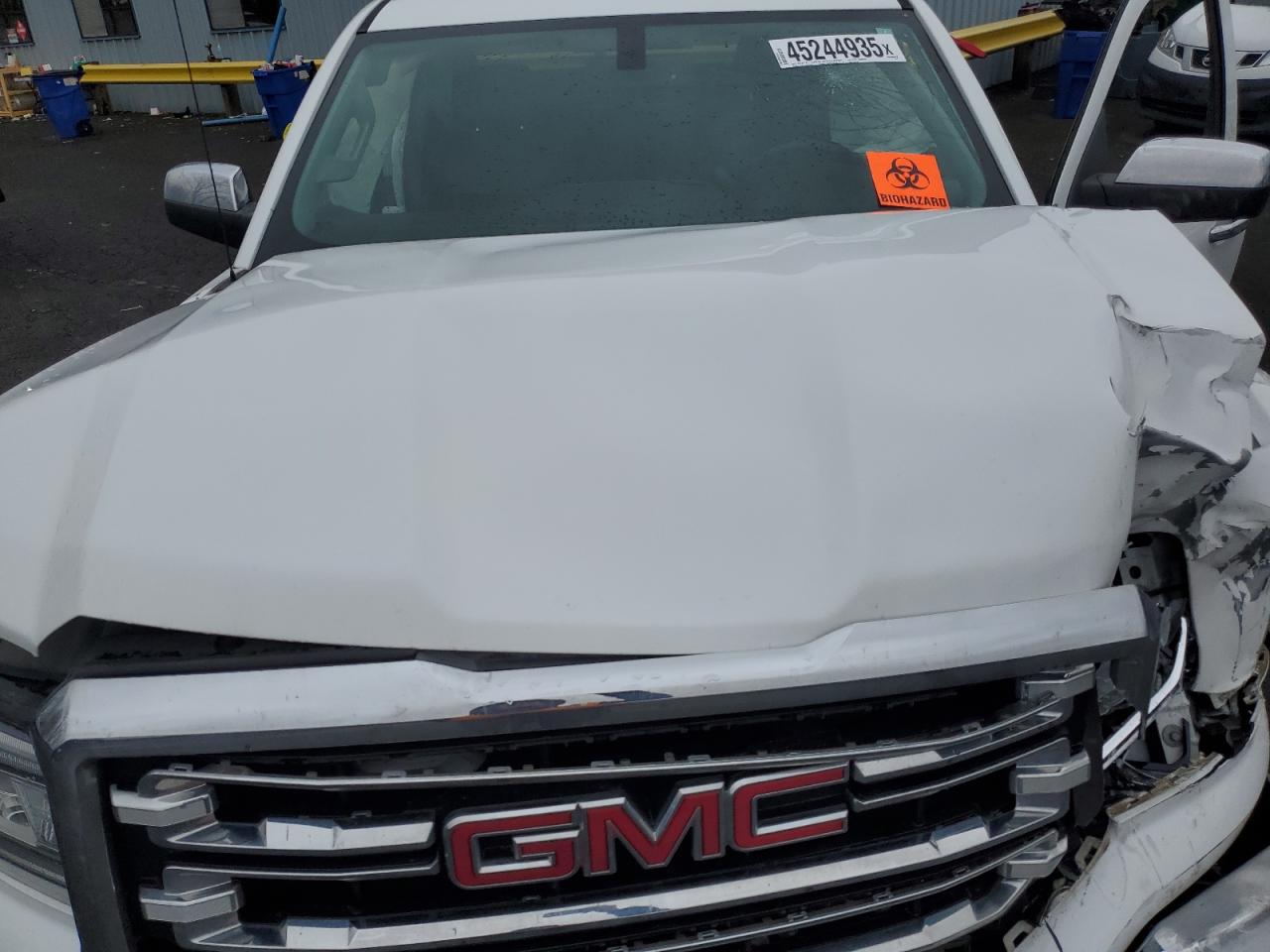 2017 GMC Sierra VIN 3GTU2NEC9HG167542 Copart auction photo, front end damage thumbnail 12