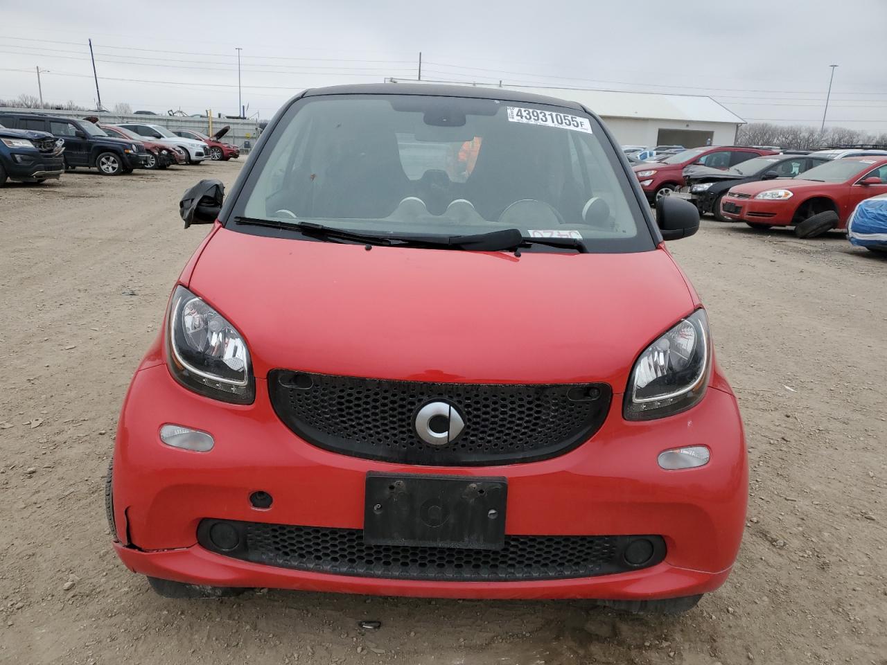 2016 Smart Fortwo VIN WMEFJ5DA7GK077777 Copart auction photo, rear end / side damage thumbnail 5