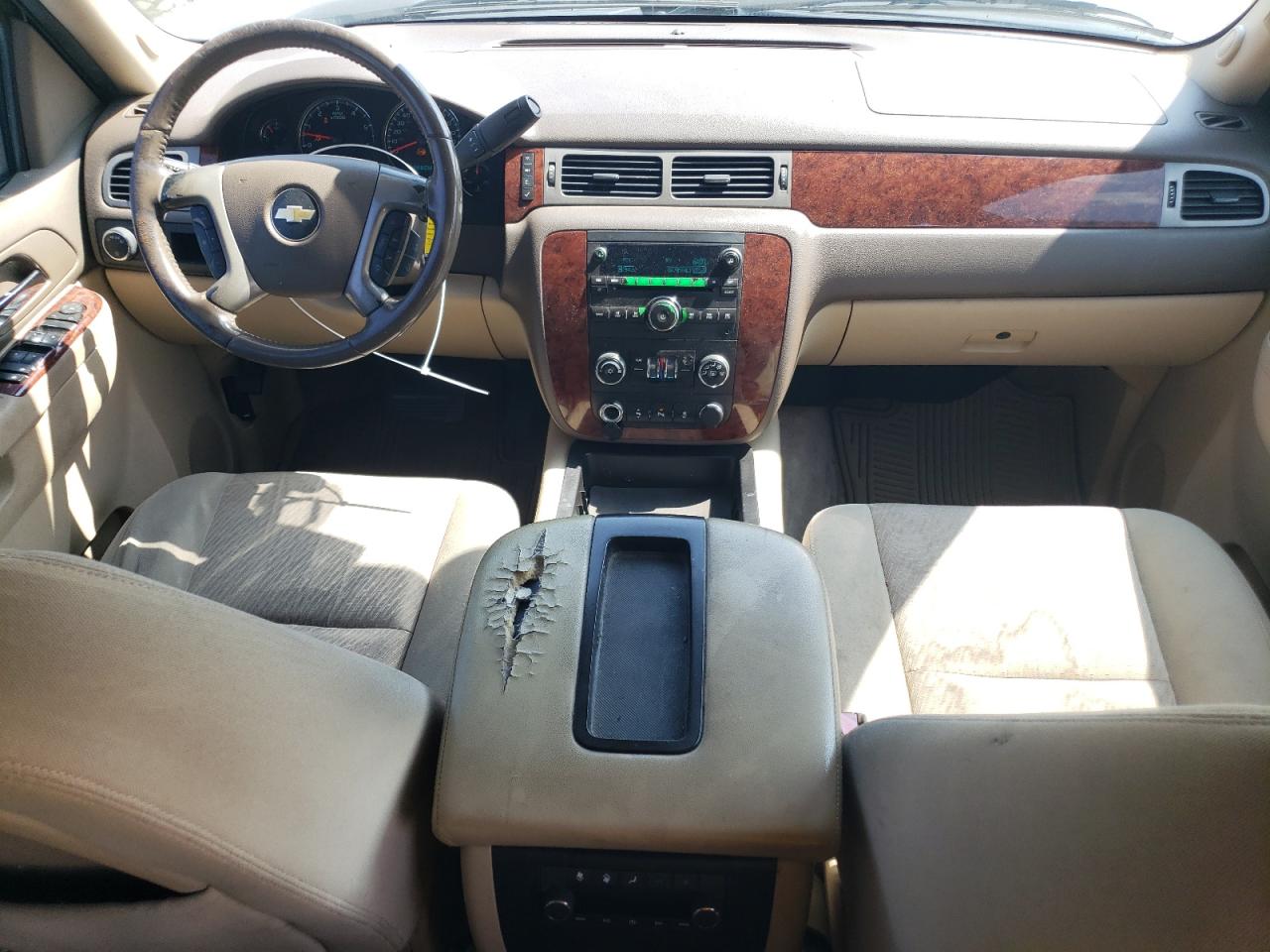 2014 Chevrolet Tahoe VIN 1GNSCAE01ER185104 Copart auction photo, front end / rear end damage thumbnail 8