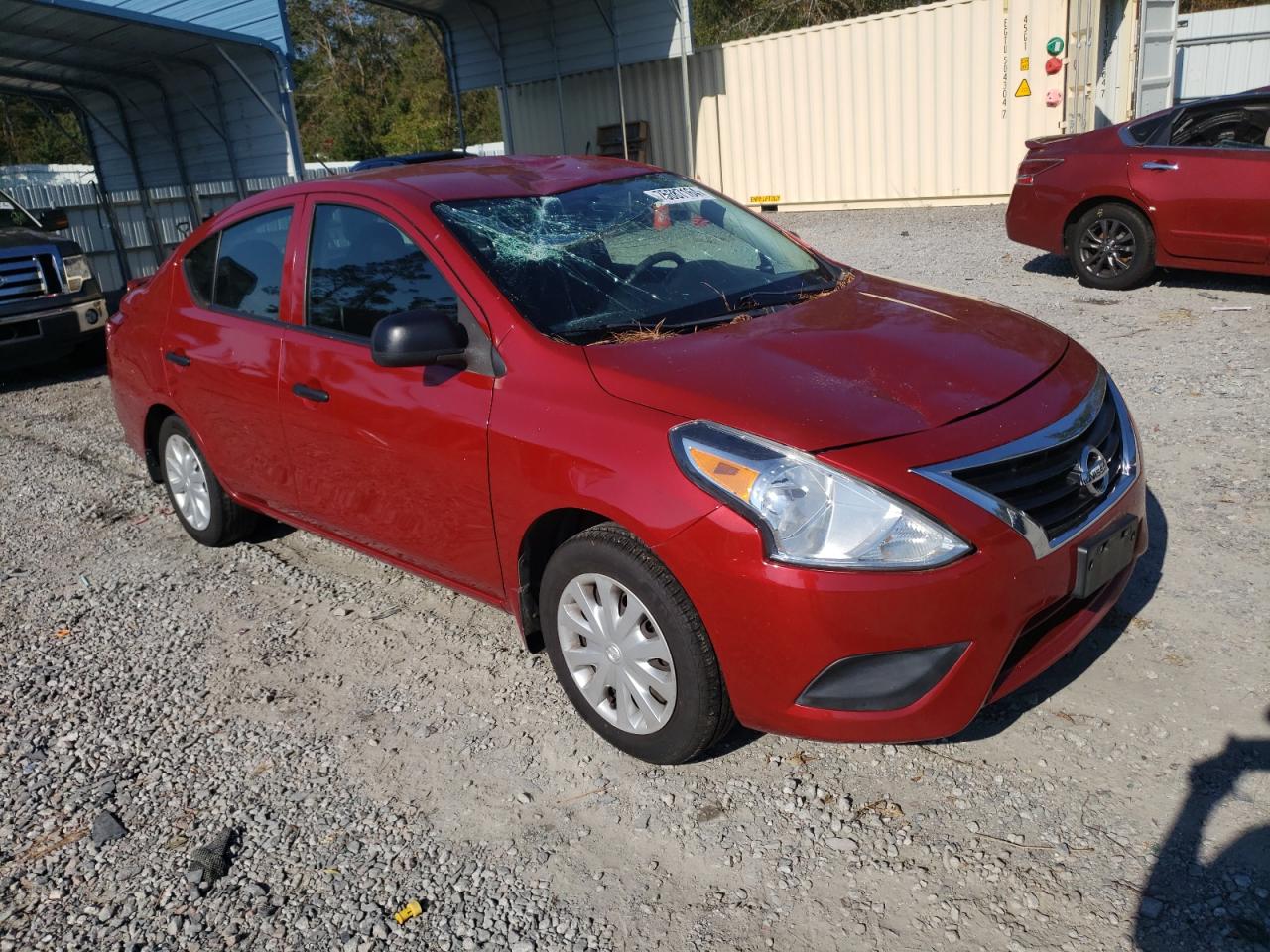 2015 Nissan Versa VIN 3N1CN7AP1FL875069 Copart auction photo, all over damage thumbnail 4