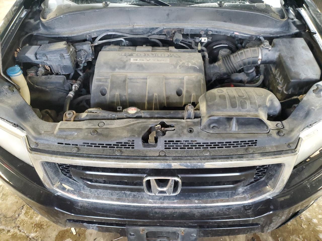 2009 Honda Ridgeline VIN 5FPYK162X9B104173 Copart auction photo, front end damage thumbnail 11