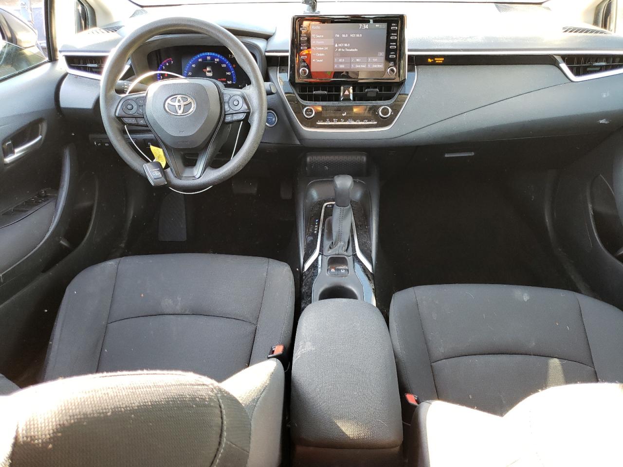 2020 Toyota Corolla VIN JTDEBRBE9LJ013650 Copart auction photo, front end / rear end damage thumbnail 8