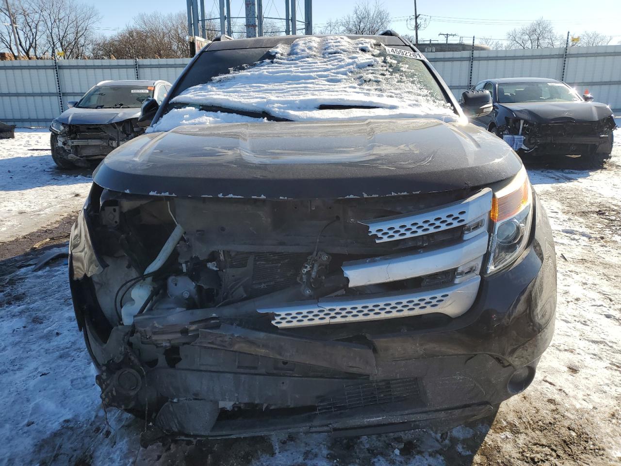 2014 Ford Explorer VIN 1FM5K7D81EGA73574 Copart auction photo, front end damage thumbnail 5