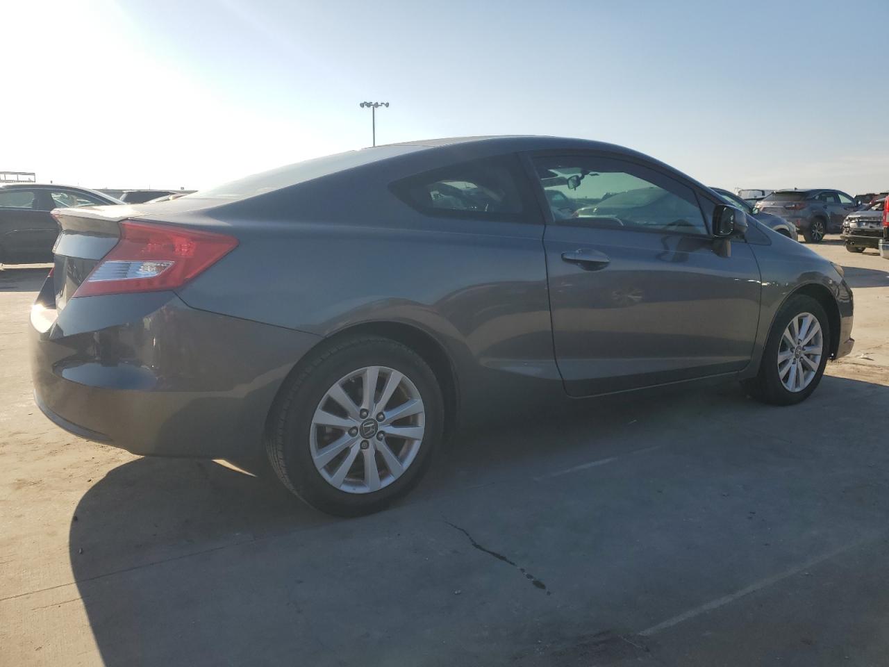 2012 Honda Civic VIN 2HGFG3B89CH546730 Copart auction photo, side damage thumbnail 3