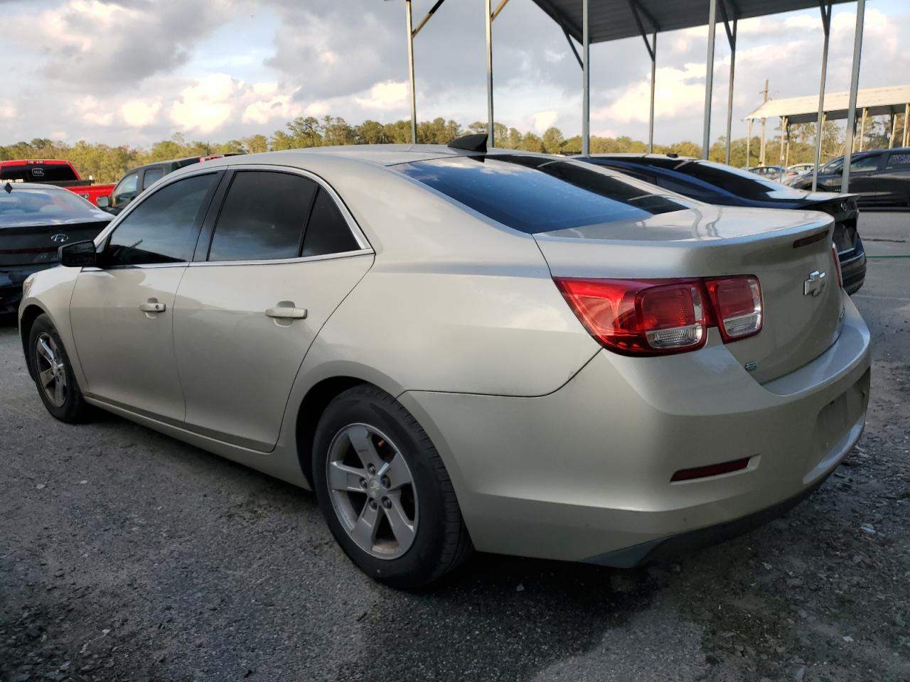 2015 Chevrolet Malibu VIN 1G11A5SL7FF296414 Copart auction photo, side damage thumbnail 2