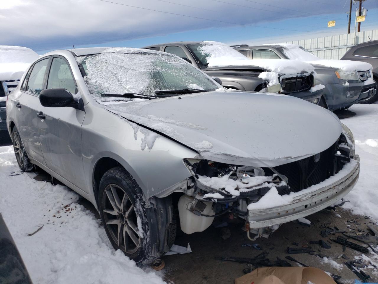 2008 Subaru Impreza VIN JF1GE61618G526328 Copart auction photo, front end / hail damage thumbnail 4