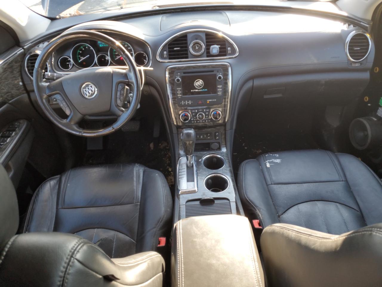 2014 Buick Enclave VIN 5GAKVBKD8EJ216669 Copart auction photo, front end / side damage thumbnail 8