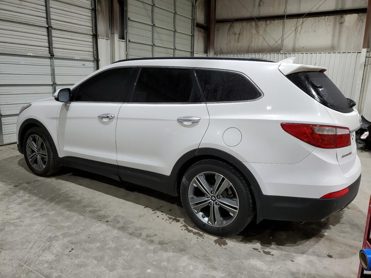 2015 Hyundai Santa Fe VIN KM8SRDHF7FU129932 Copart auction photo, side damage thumbnail 2
