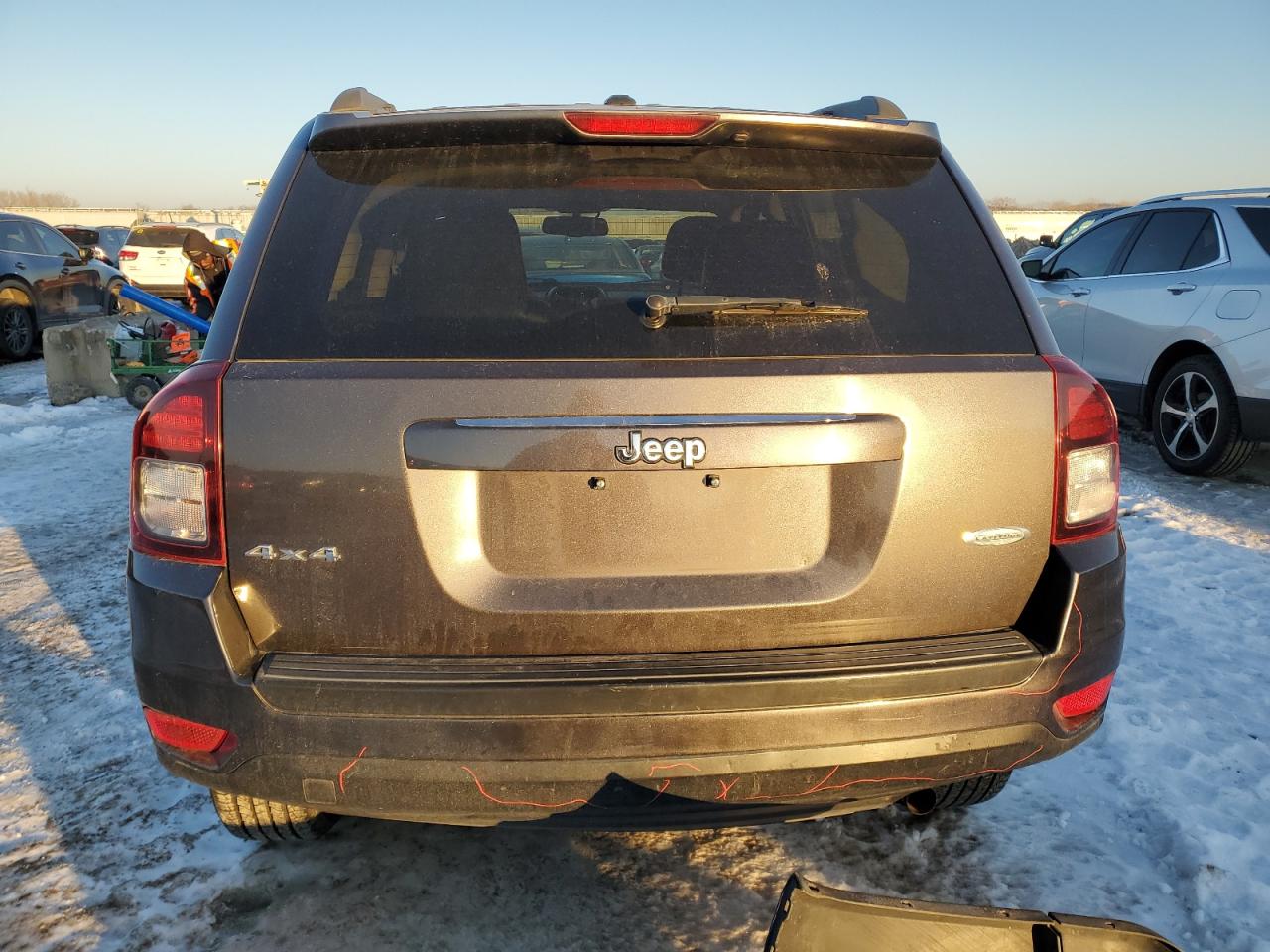 2016 Jeep Compass VIN 1C4NJDEB1GD758128 Copart auction photo, front end damage thumbnail 6