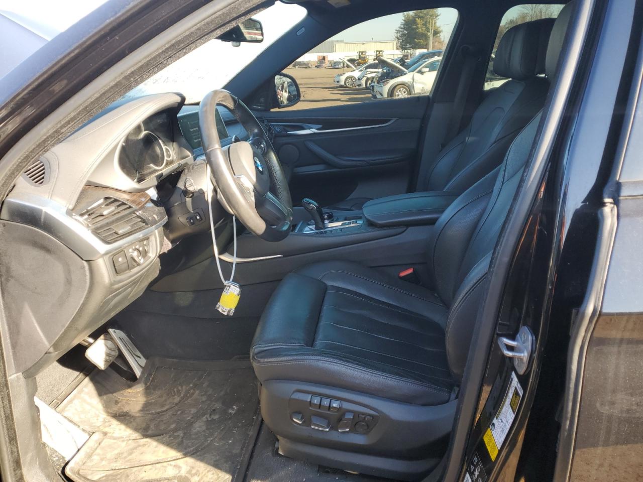 2018 BMW X6 VIN 5UXKU6C52J0W38970 Copart auction photo, front end damage thumbnail 7