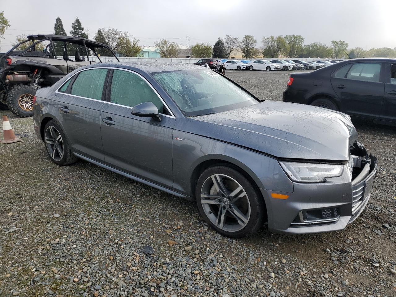 2017 Audi A4 VIN WAUFNAF46HN056113 Copart auction photo, front end damage thumbnail 4