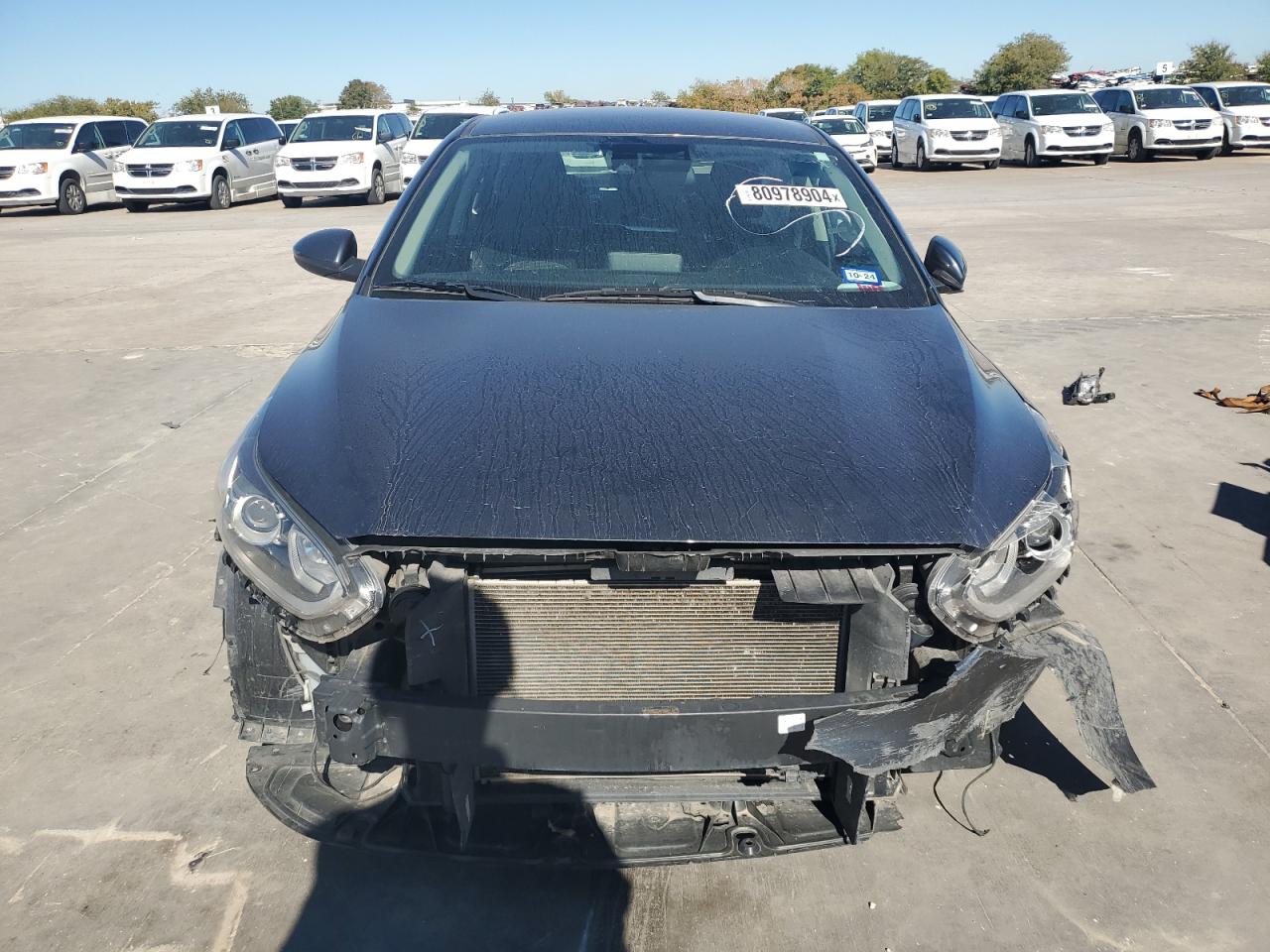 2021 KIA Forte VIN 3KPF24AD5ME337936 Copart auction photo, rear end / front end damage thumbnail 5