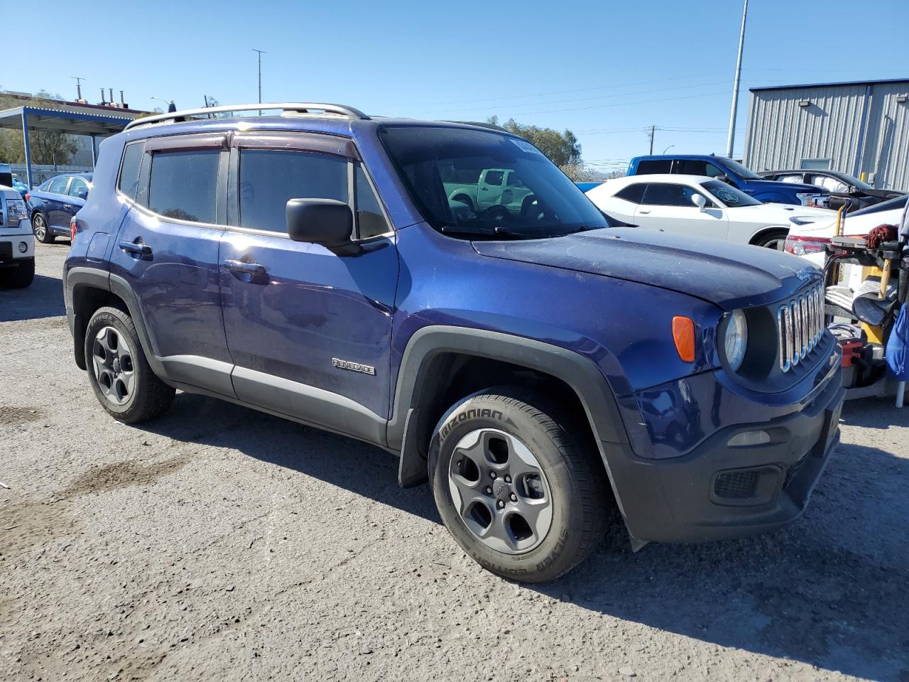 2018 Jeep Renegade VIN ZACCJBAB4JPH40684 Copart auction photo, side damage thumbnail 4