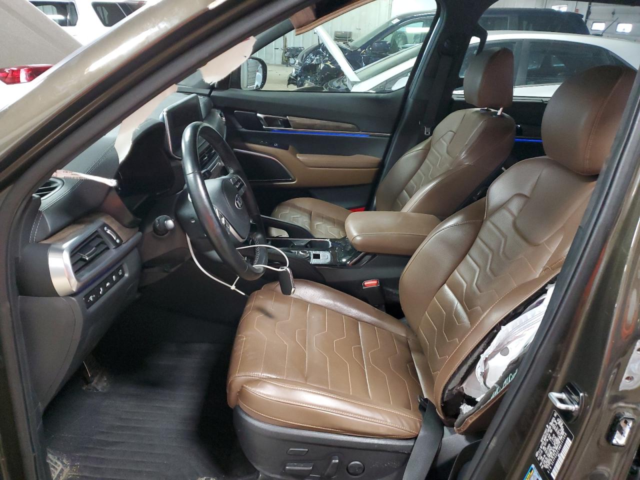 2021 KIA Telluride VIN 5XYP5DHC5MG151048 Copart auction photo, side / stripped damage thumbnail 7
