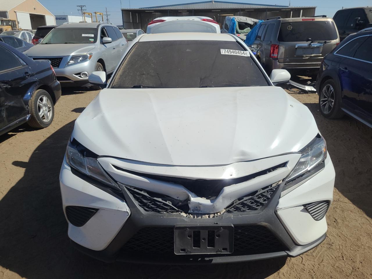 2019 Toyota Camry VIN 4T1B11HK1KU758809 Copart auction photo, front end damage thumbnail 5