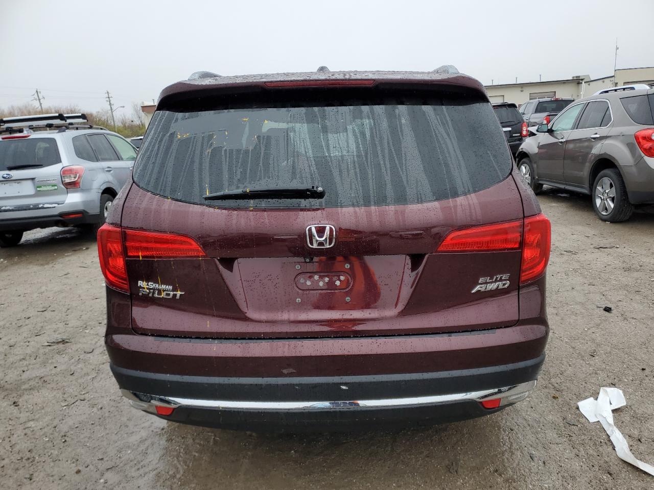 2016 Honda Pilot VIN 5FNYF6H09GB043787 Copart auction photo, front end / minor dent/scratches damage thumbnail 6