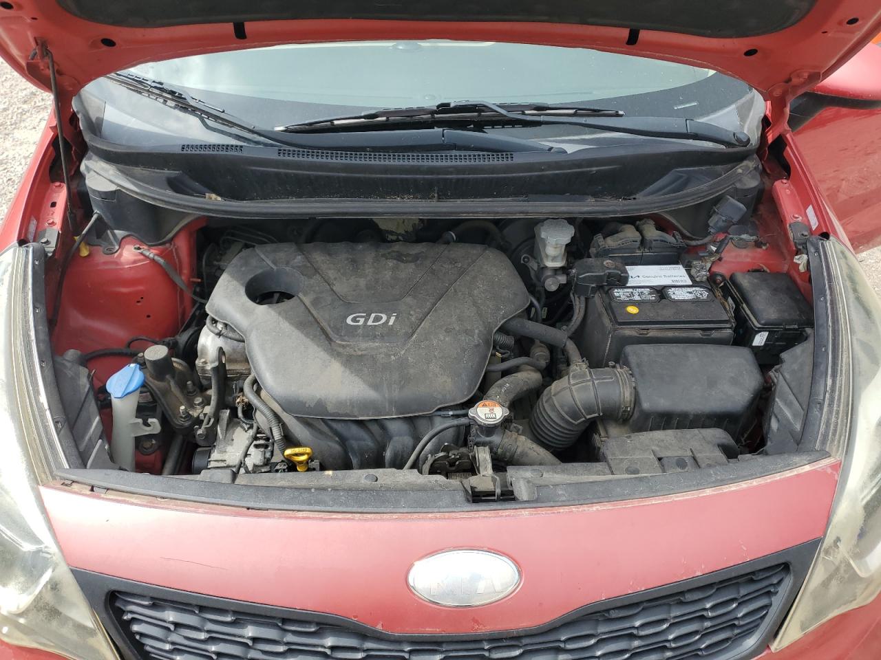 2013 KIA Rio VIN KNADM4A36D6209894 Copart auction photo, rear end damage thumbnail 13