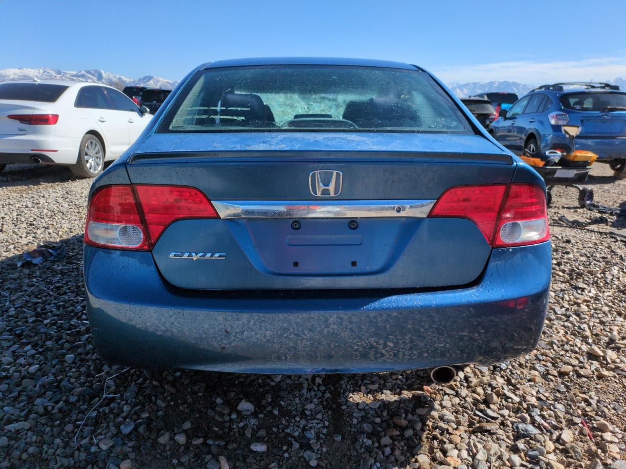 2011 Honda Civic VIN 2HGFA1F61BH544516 Copart auction photo, rollover damage thumbnail 6