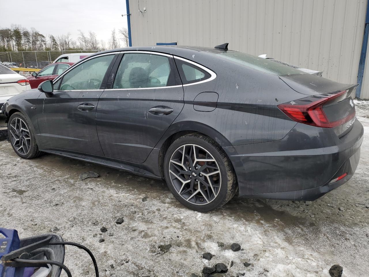 2022 Hyundai Sonata VIN KMHL14JC4NA213637 Copart auction photo, front end damage thumbnail 2