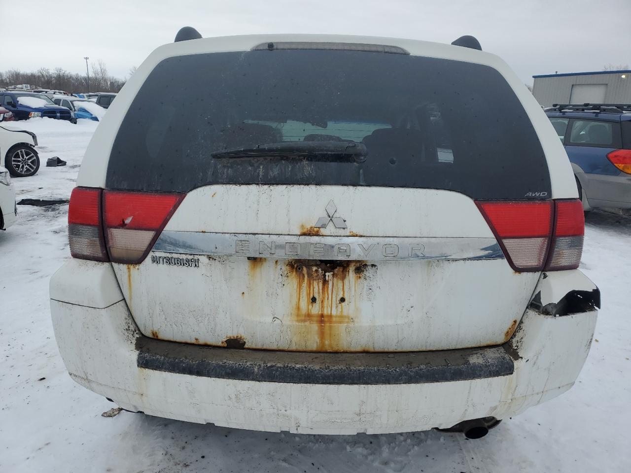 2011 Mitsubishi Endeavor VIN 4A4JN3ASXBE014459 Copart auction photo, front end / all over damage thumbnail 6