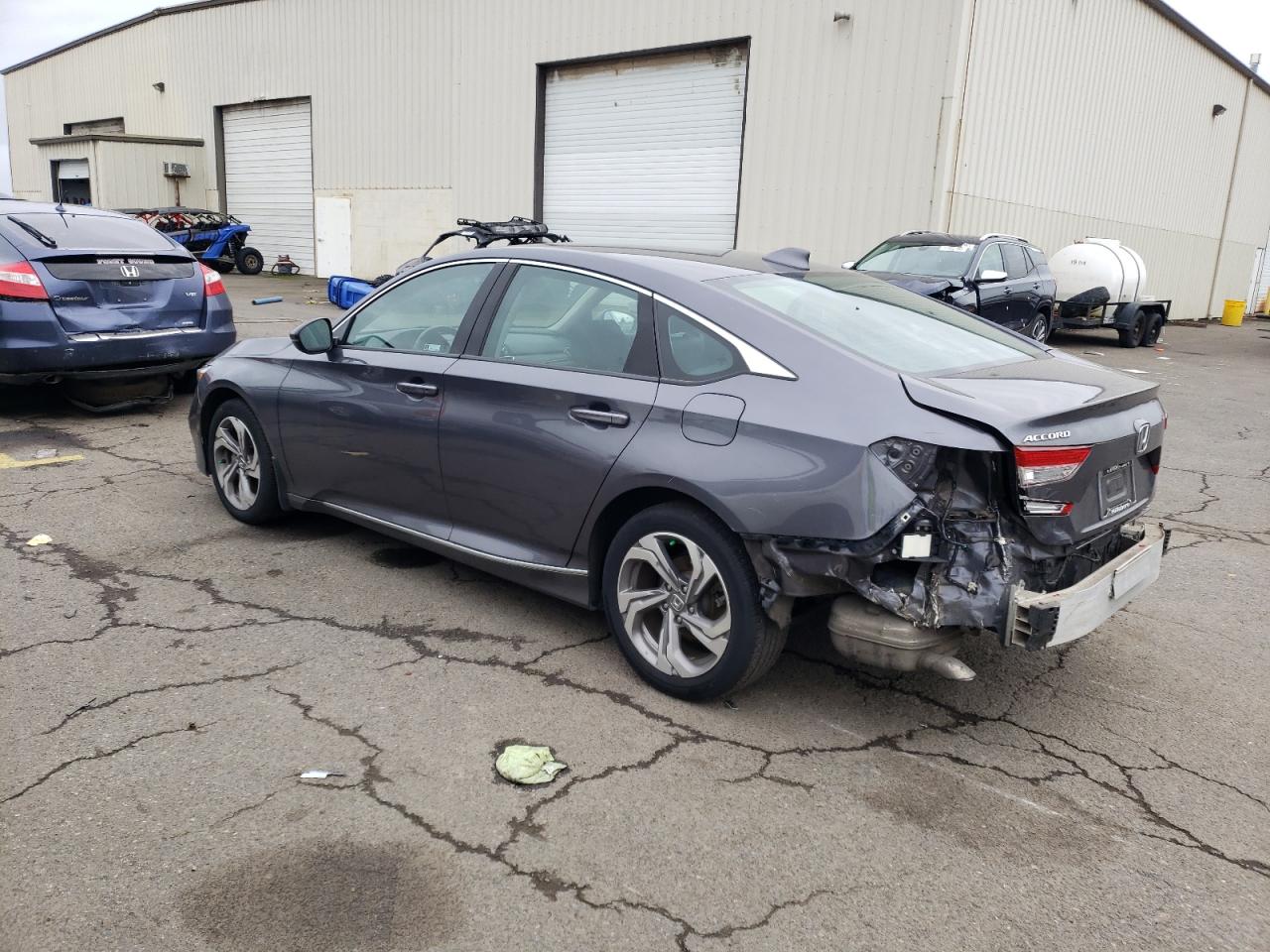 2018 Honda Accord VIN 1HGCV1F52JA127871 Copart auction photo, rear end damage thumbnail 2