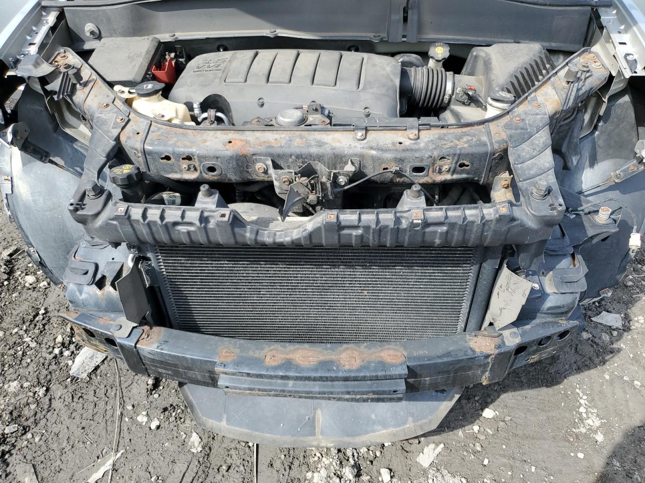 2013 GMC Acadia VIN 1GKKVTKD7DJ201555 Copart auction photo, front end / rear end damage thumbnail 12