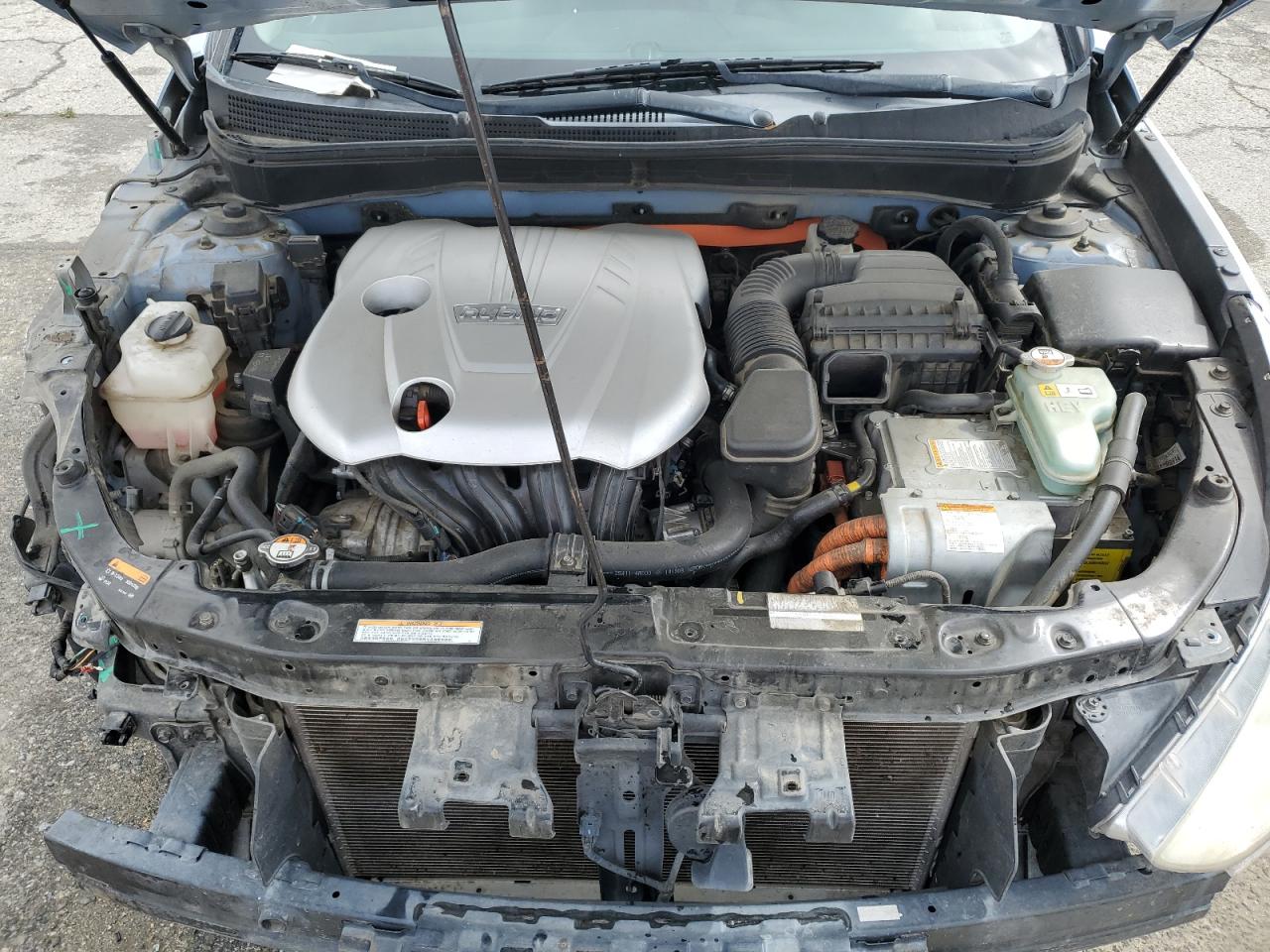 2015 Hyundai Sonata VIN KMHEC4A46FA133138 Copart auction photo, front end / side damage thumbnail 11