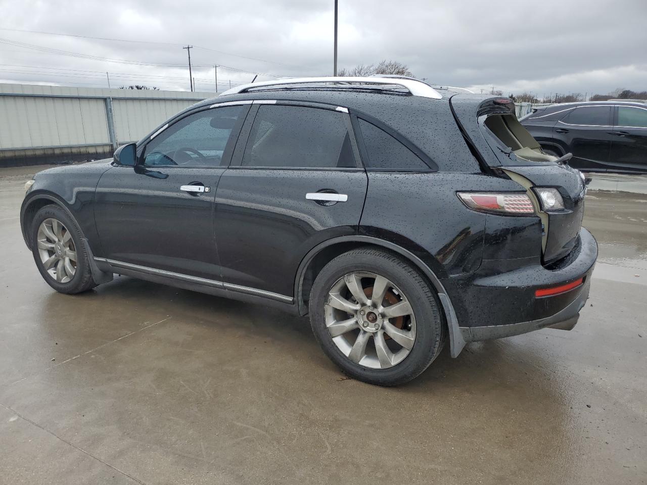 2005 Infiniti FX VIN JNRAS08U85X105518 Copart auction photo, rear end damage thumbnail 2