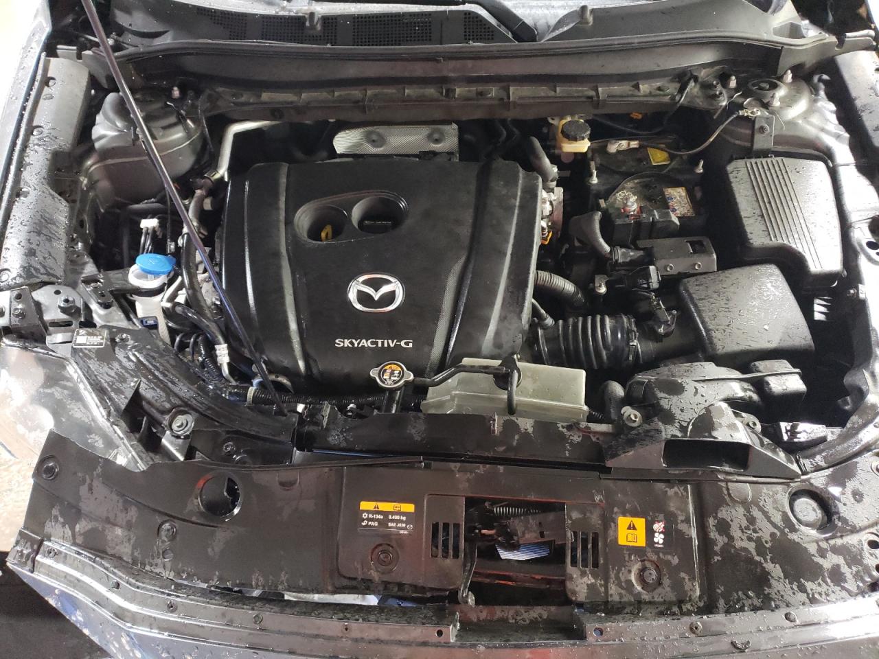 2021 Mazda CX-5 VIN JM3KFACM9M0333810 Copart auction photo, front end / side damage thumbnail 11