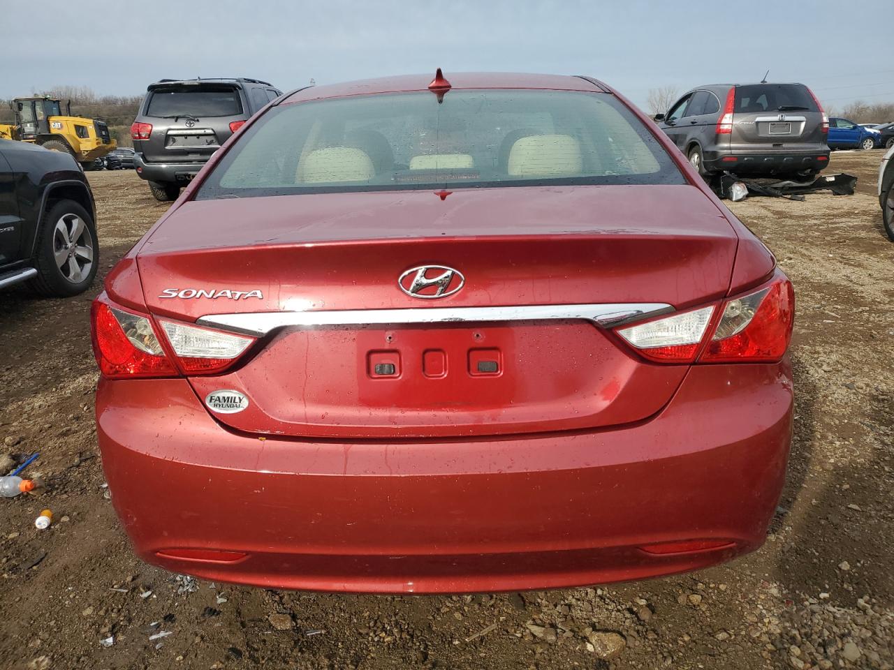 2012 Hyundai Sonata VIN 5NPEB4AC4CH442934 Copart auction photo, vandalism damage thumbnail 6