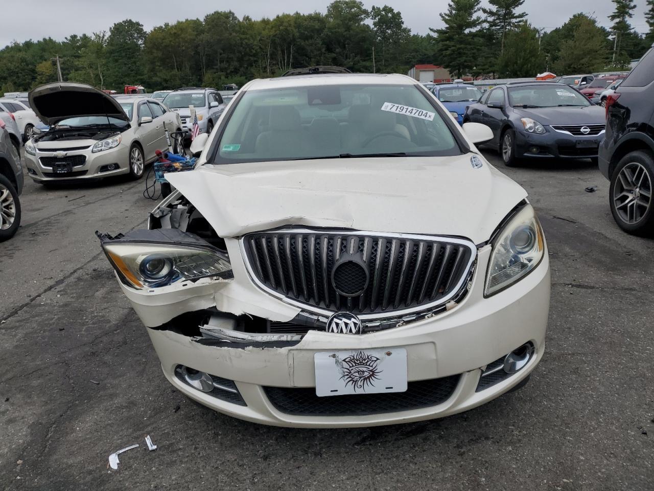 2015 Buick Verano VIN 1G4PR5SK9F4205944 Copart auction photo, front end damage thumbnail 5