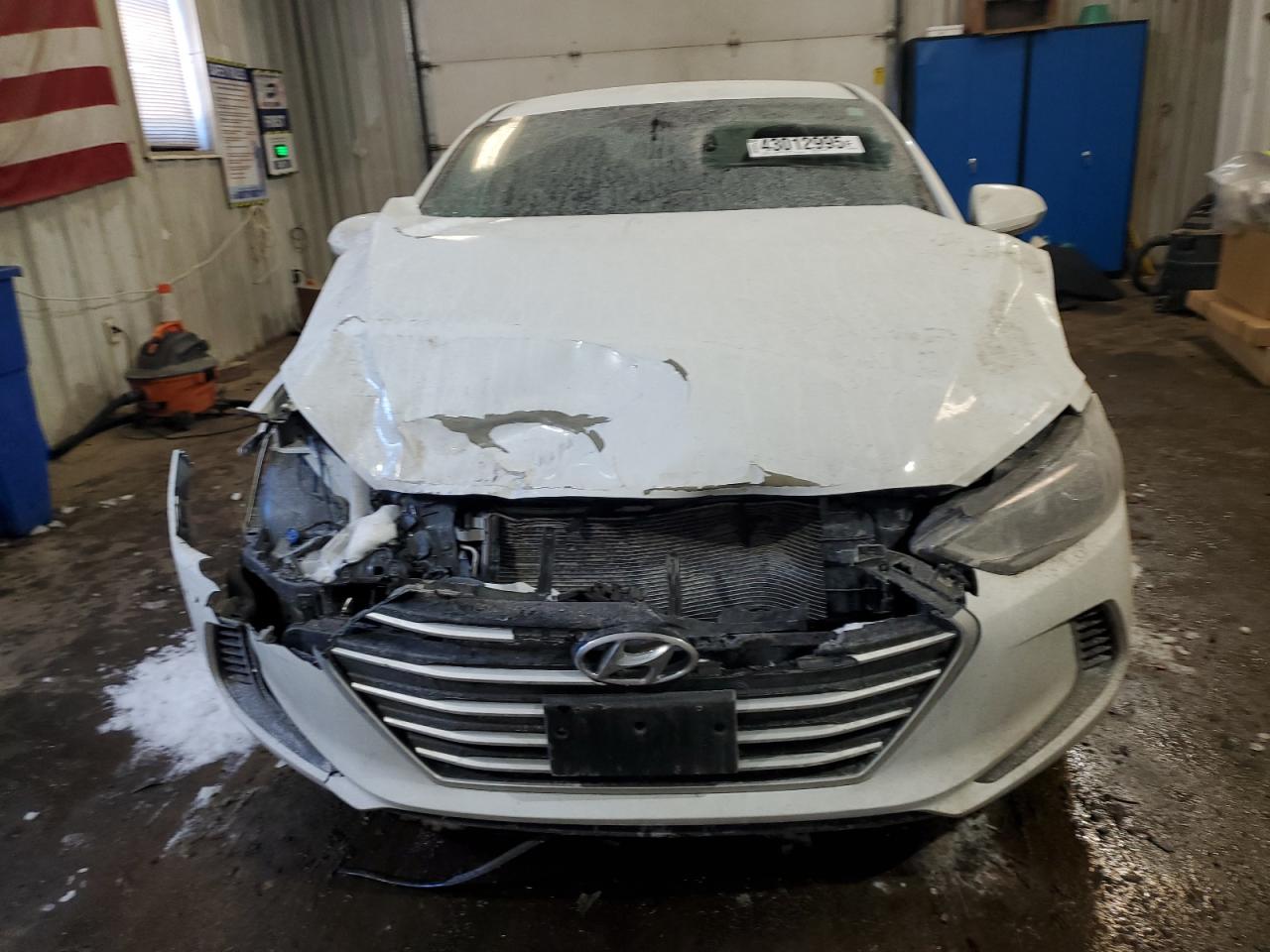 2018 Hyundai Elantra VIN 5NPD84LF0JH268410 Copart auction photo, front end / minor dent/scratches damage thumbnail 5