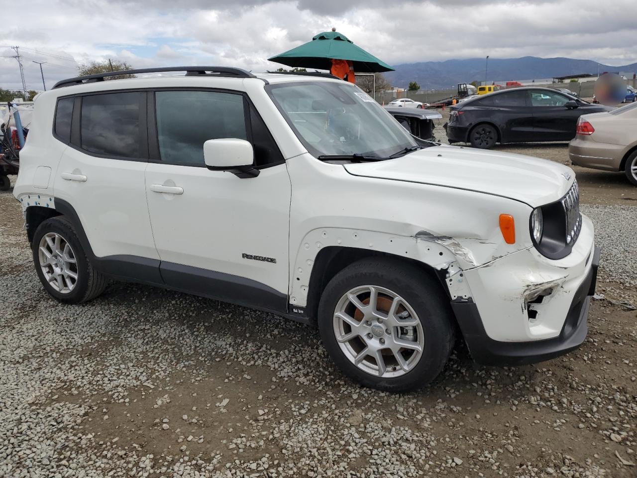 2021 Jeep Renegade VIN ZACNJCBB3MPN16000 Copart auction photo, rear end / front end damage thumbnail 4